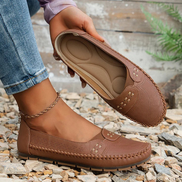 Women's Loafers | Perforated Slip On
