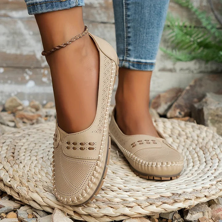 Women's Loafers | Perforated Slip On
