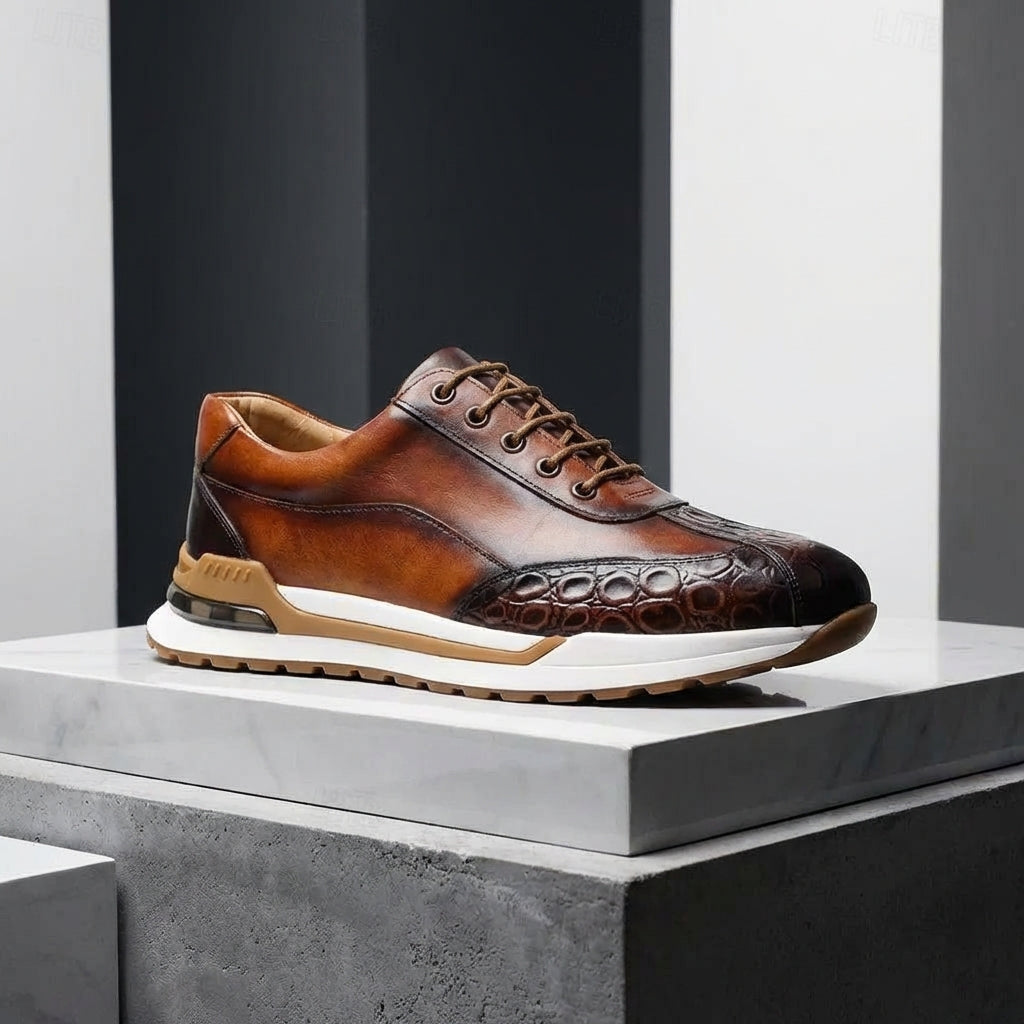 Classic Leather Sneakers for Men