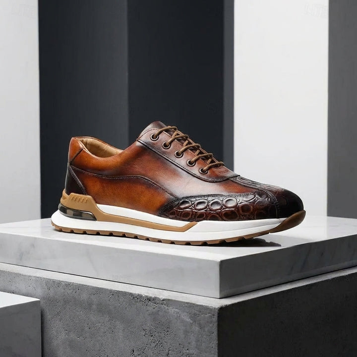 Classic Leather Sneakers for Men