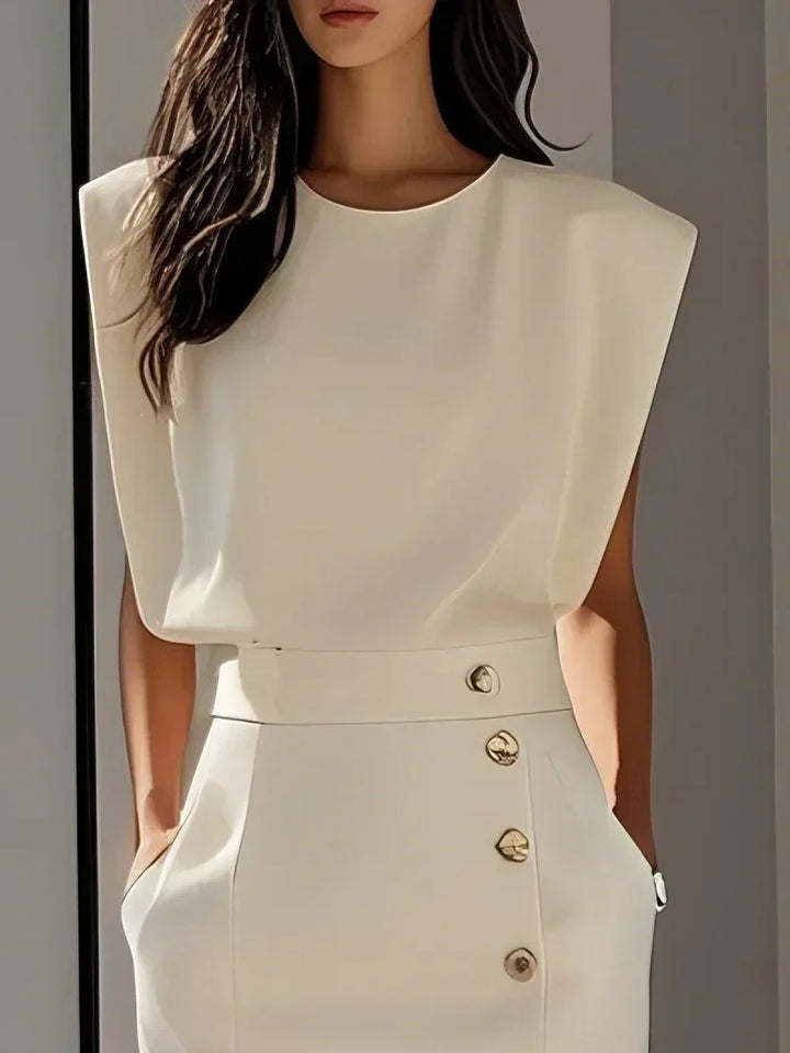 Women's Elegant Charm Effortless Midi Dress