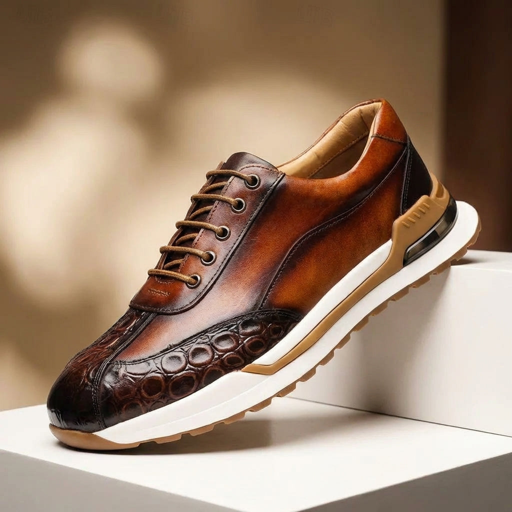 Classic Leather Sneakers for Men