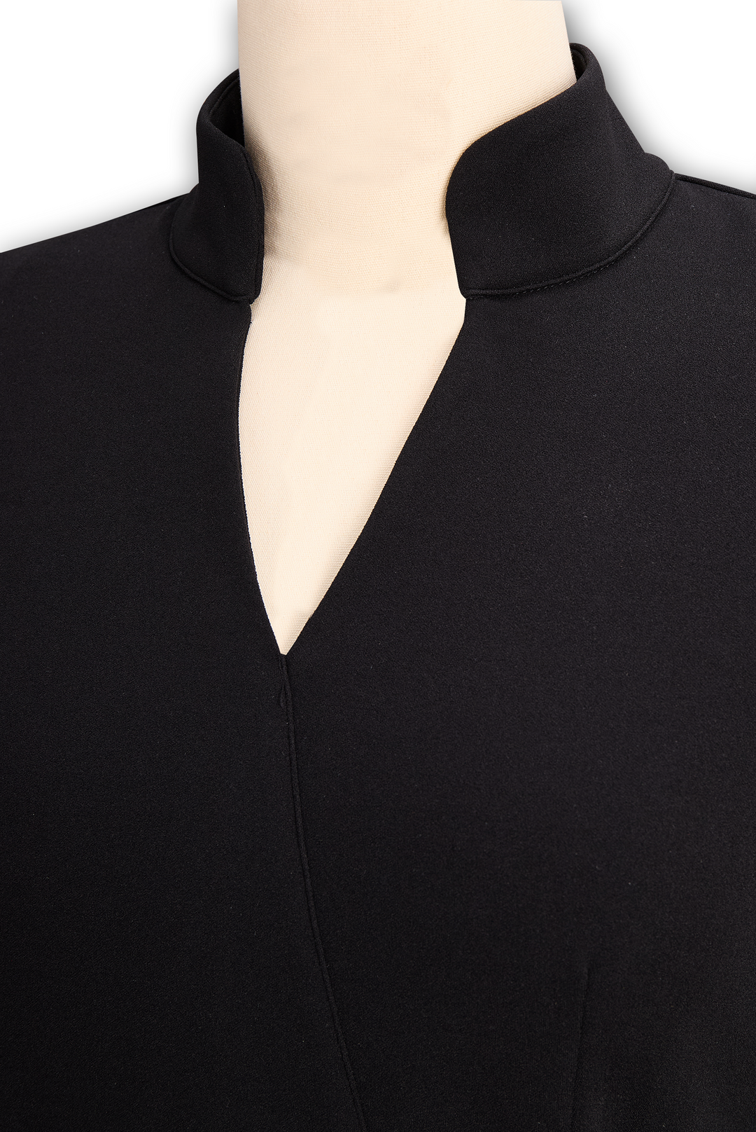Refined Elegant Pencil Dress | Belted V Neck