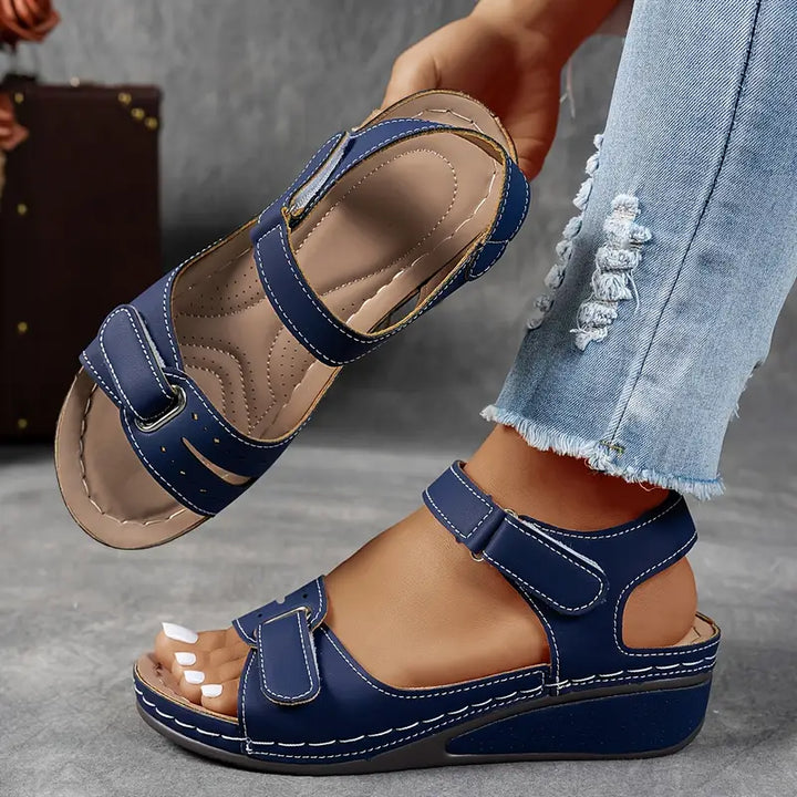 Women's Orthopedic Wedge Sandals | Double Strap