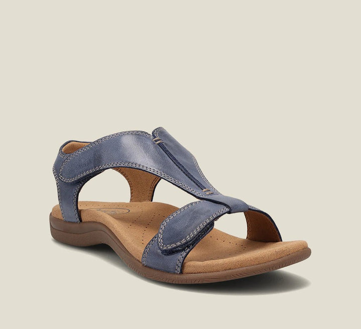 Women’s Adjustable T-Strap Leather Sandals
