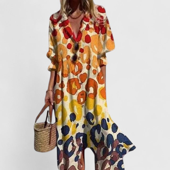 Elegant Boho Maxi Dress | Women’s Floral
