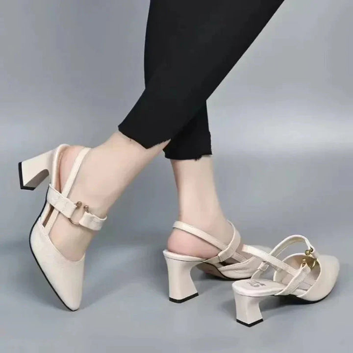Orthopedic Comfort Heels | Pointed Toe