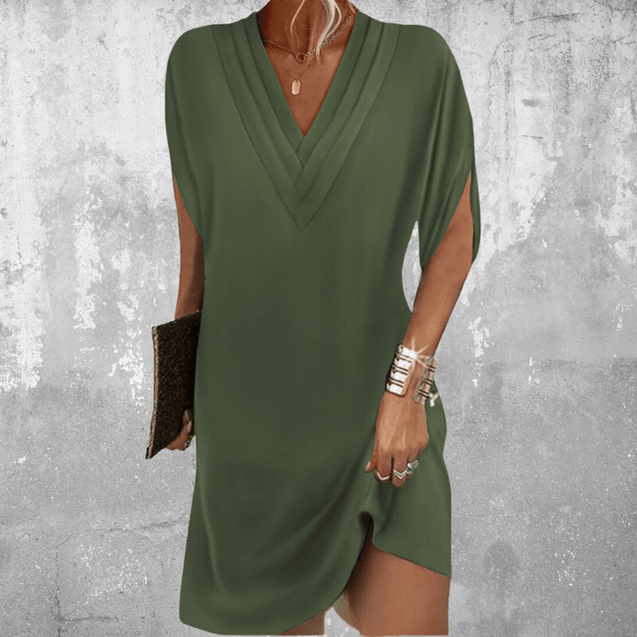 Women's Elegant Loose Fit Mini Dress
