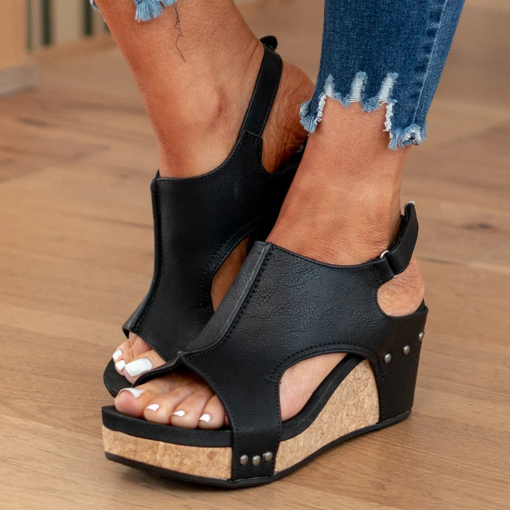 Women’s Suede Orthopedic Wedge Sandals
