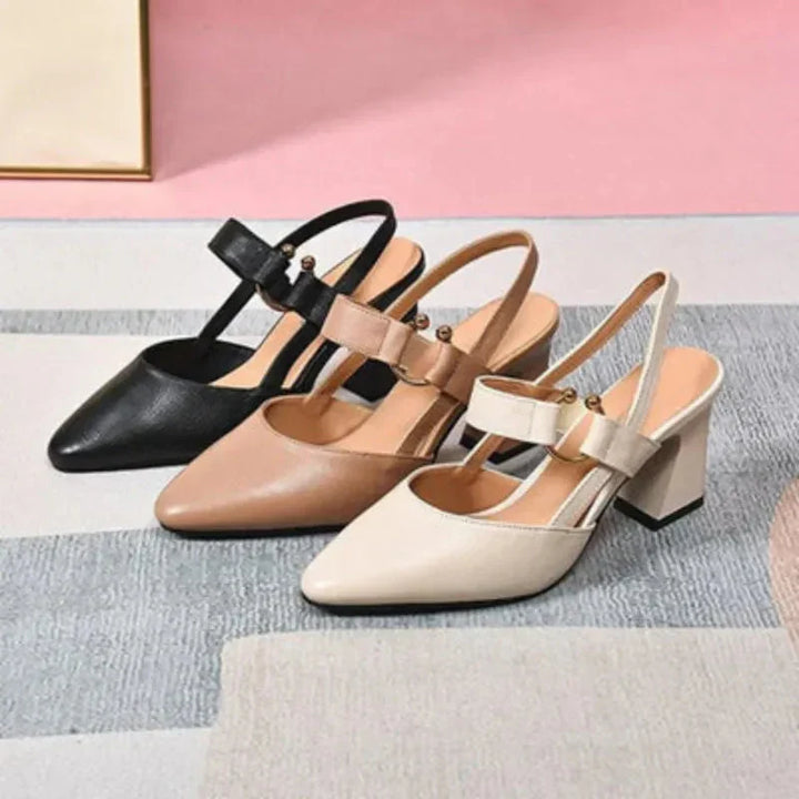 Orthopedic Comfort Heels | Pointed Toe