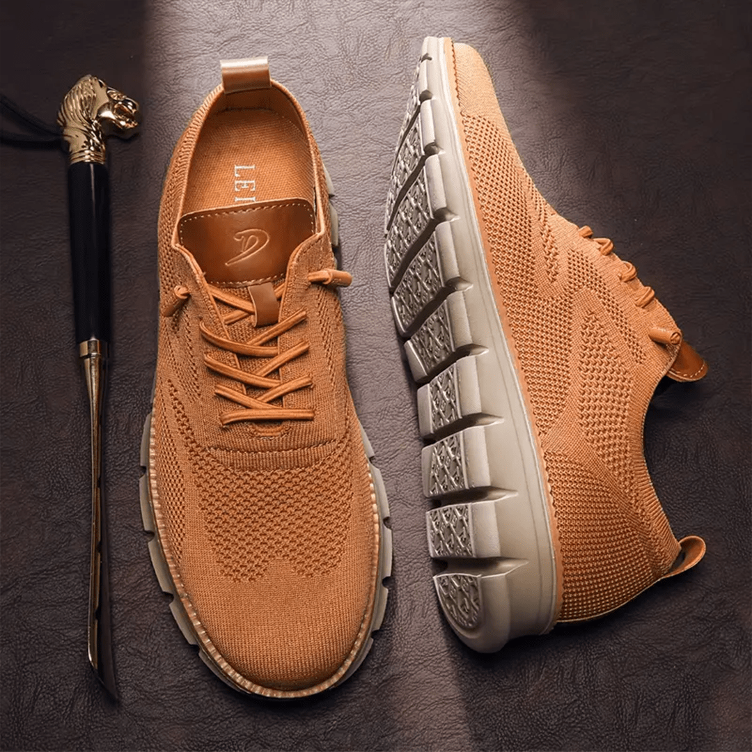 Comfortable Support Shoes Men’s | Lace Up Knit