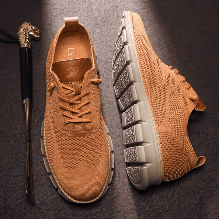 Comfortable Support Shoes Men’s | Lace Up Knit