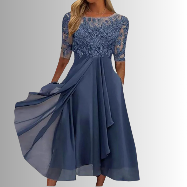 Women’s Elegant Lace Dress | Midi