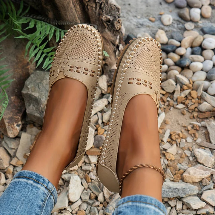 Women's Loafers | Perforated Slip On