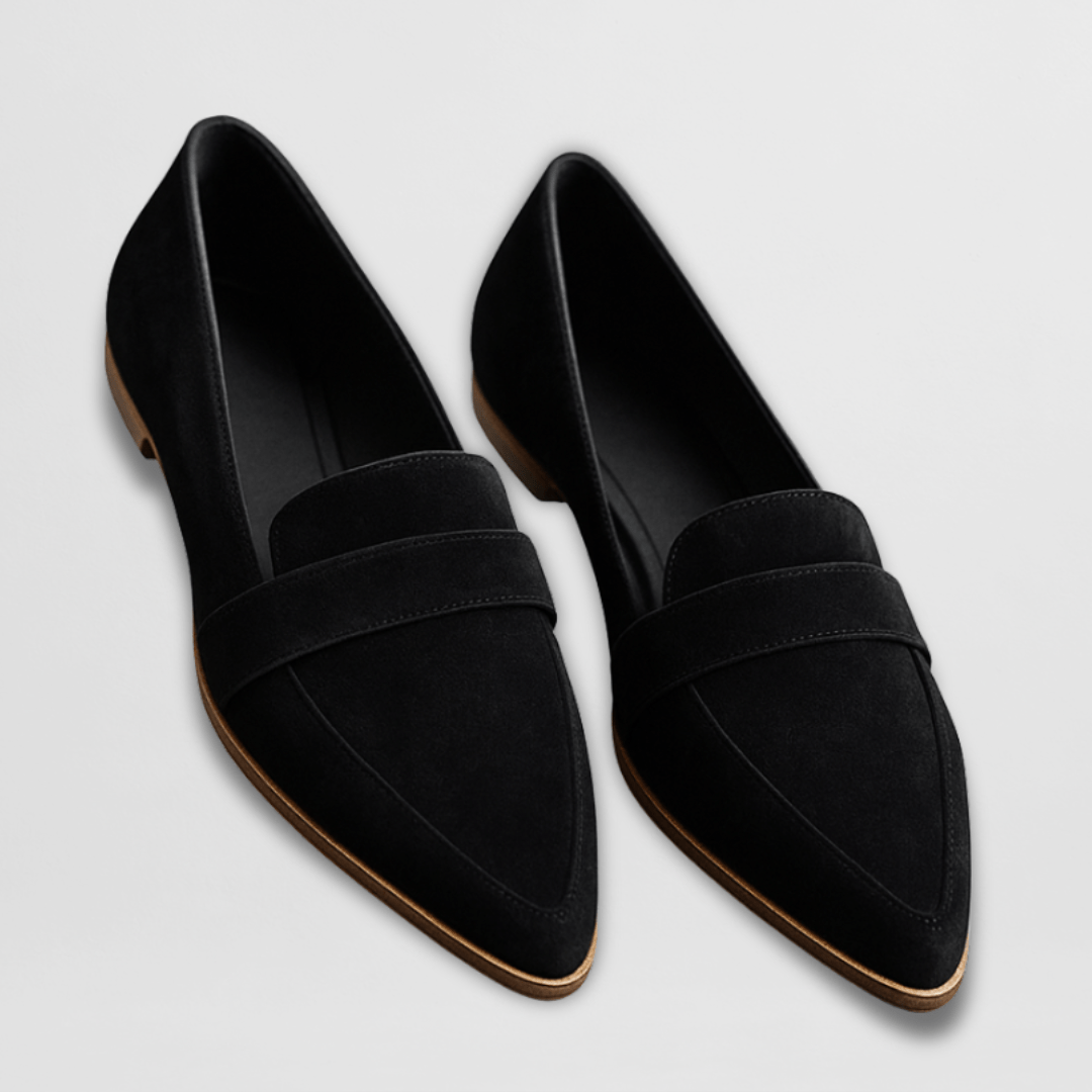 Women’s Suede Loafers | Pointed Toe