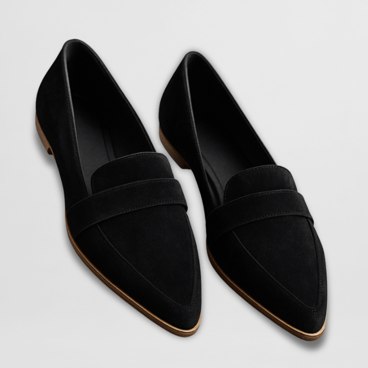 Women’s Suede Loafers | Pointed Toe