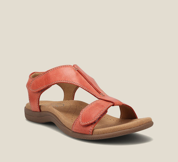Women’s Adjustable T-Strap Leather Sandals