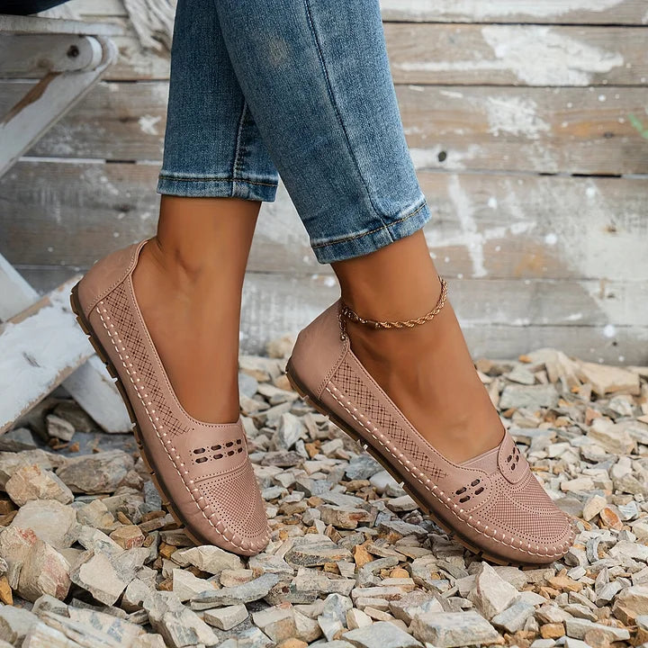 Women's Loafers | Perforated Slip On