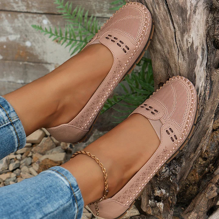 Women's Loafers | Perforated Slip On
