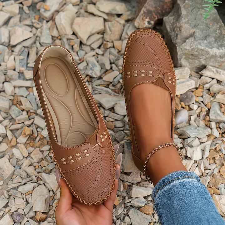 Women's Loafers | Perforated Slip On