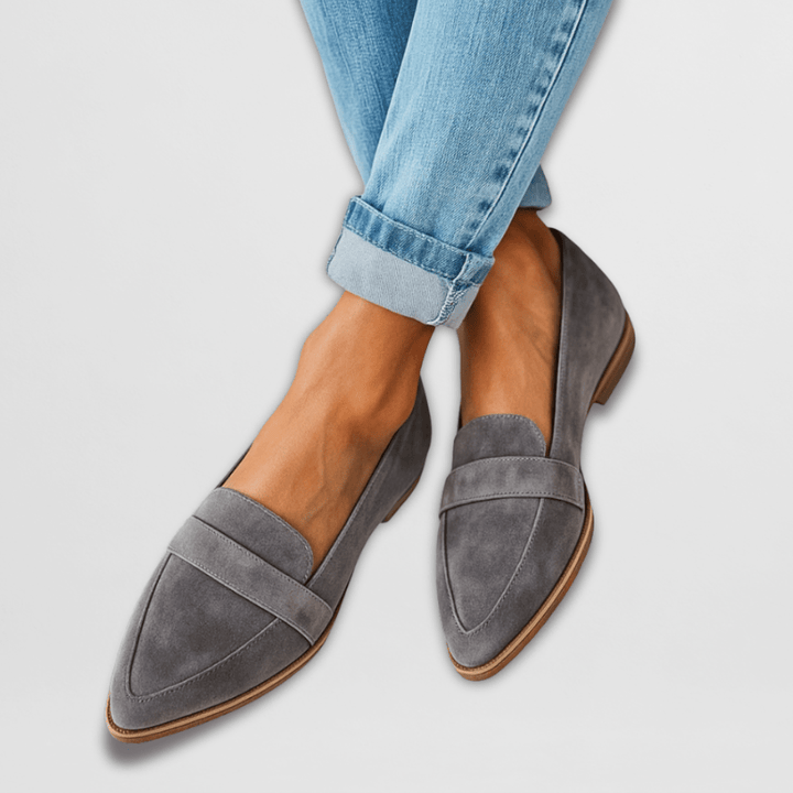 Women’s Suede Loafers | Pointed Toe