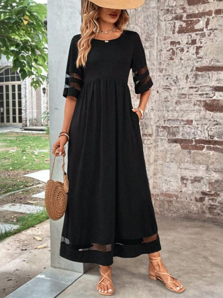 Women's Chic Tummy Flatering | Maxi Dress