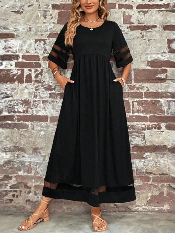 Women's Chic Tummy Flatering | Maxi Dress