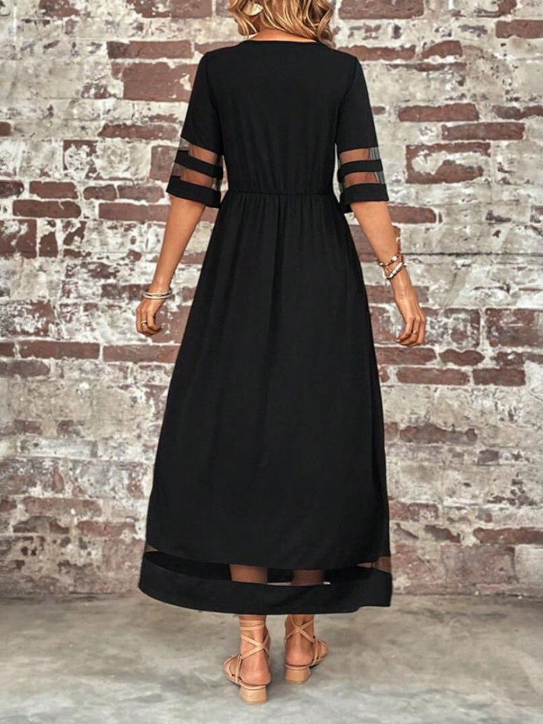 Women's Chic Tummy Flatering | Maxi Dress