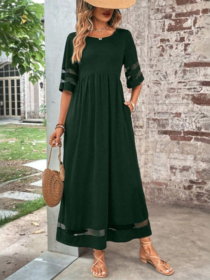 Women's Chic Tummy Flatering | Maxi Dress