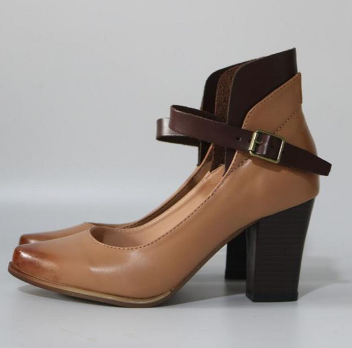 Elegant Ankle Strap Heel Sandals for Women