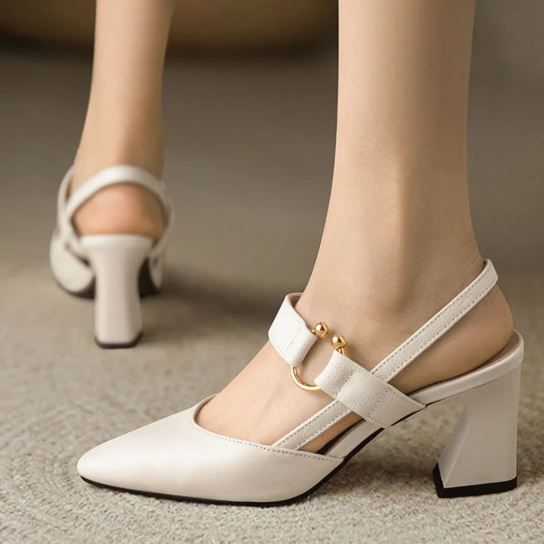 Orthopedic Comfort Heels | Pointed Toe