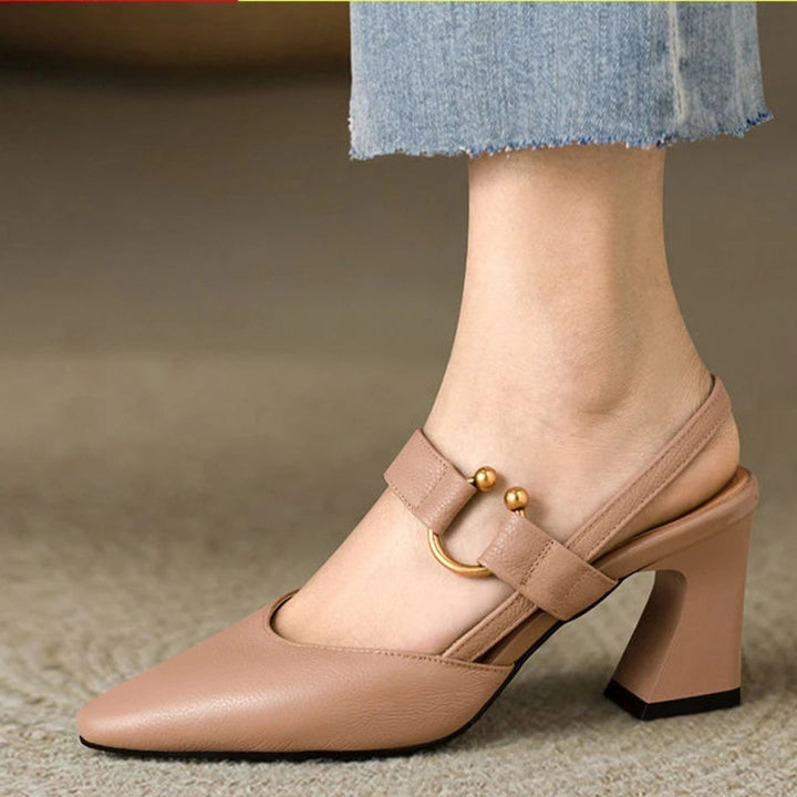 Orthopedic Comfort Heels | Pointed Toe