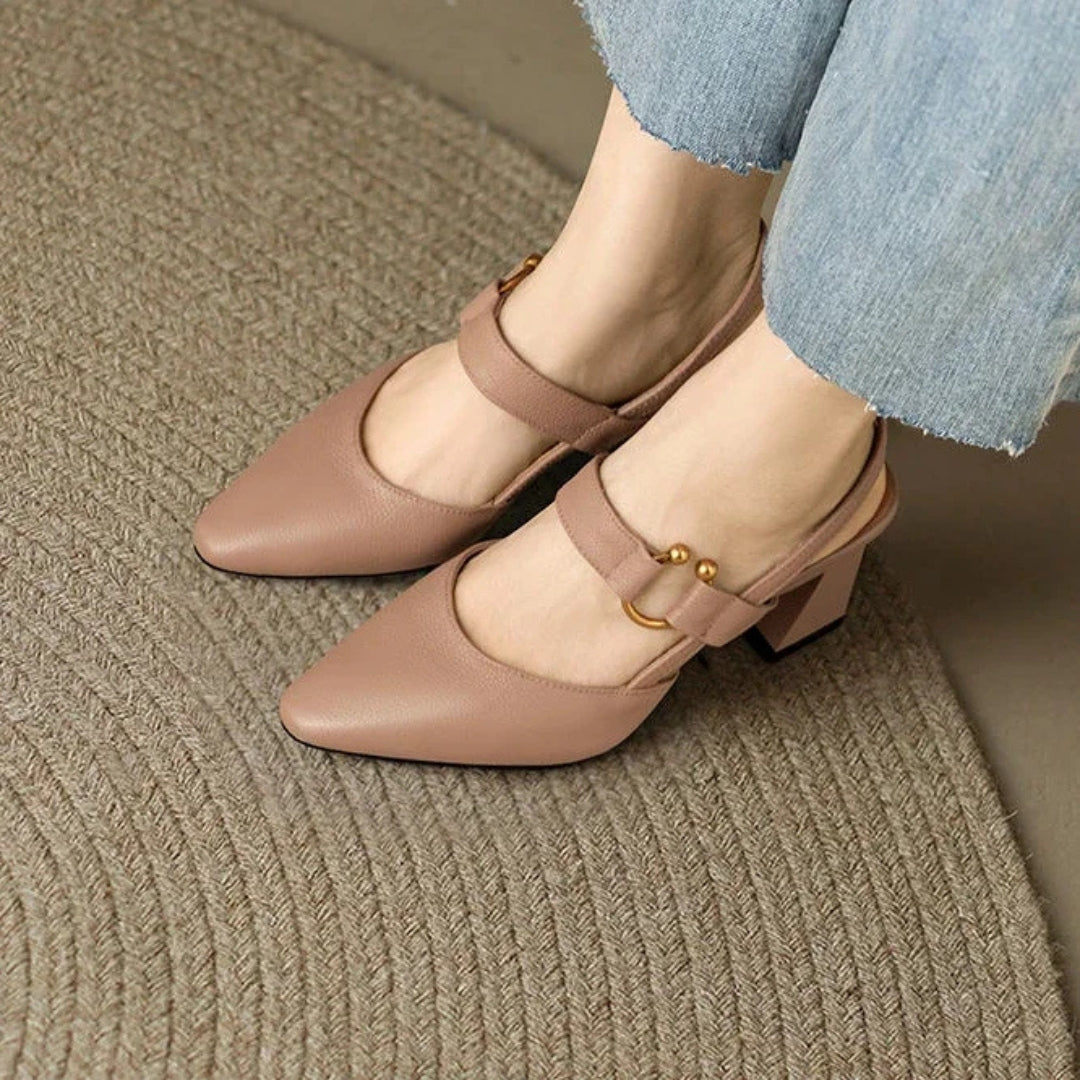 Orthopedic Comfort Heels | Pointed Toe
