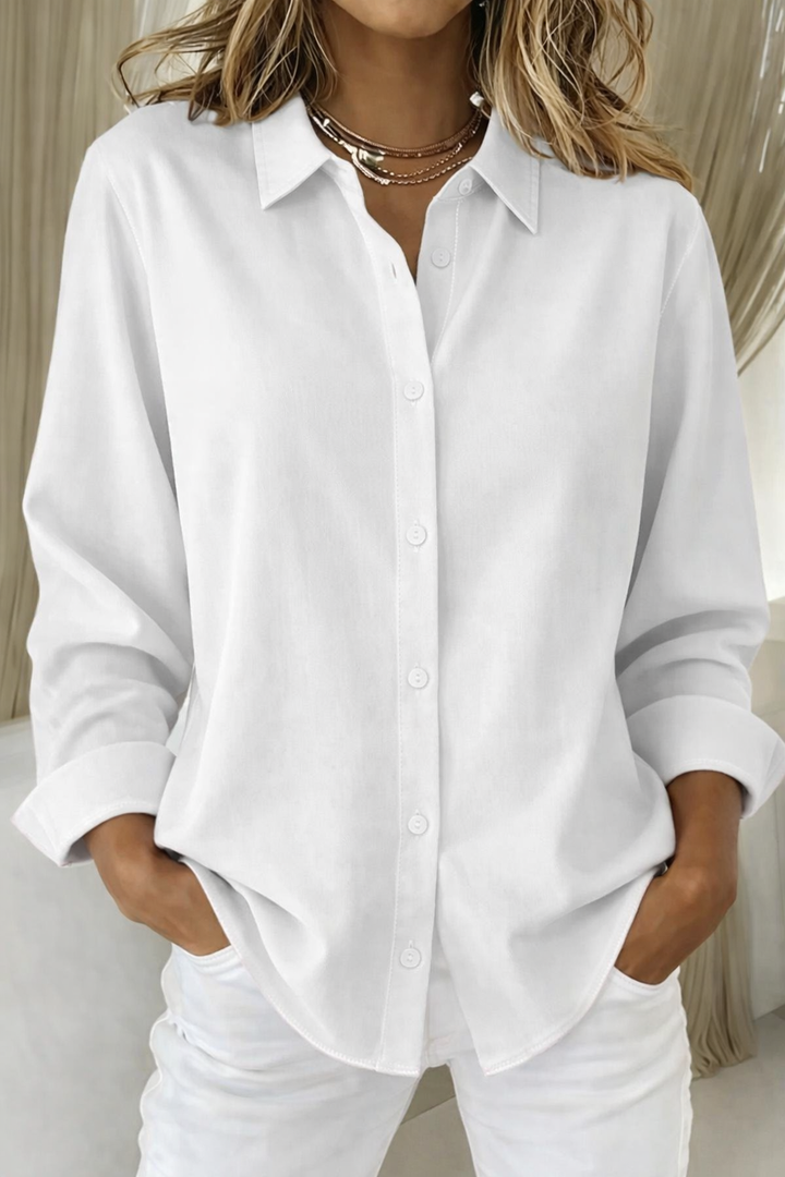 Women's Elegant Collared Blouse