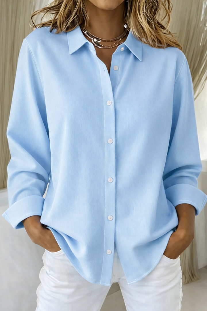 Women's Elegant Collared Blouse