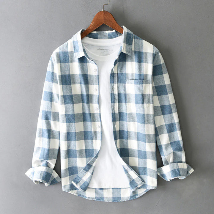 Cotton Check Shirt | Long Sleeve