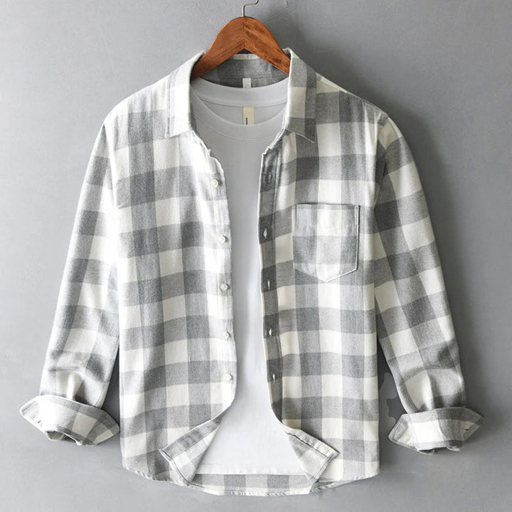 Cotton Check Shirt | Long Sleeve
