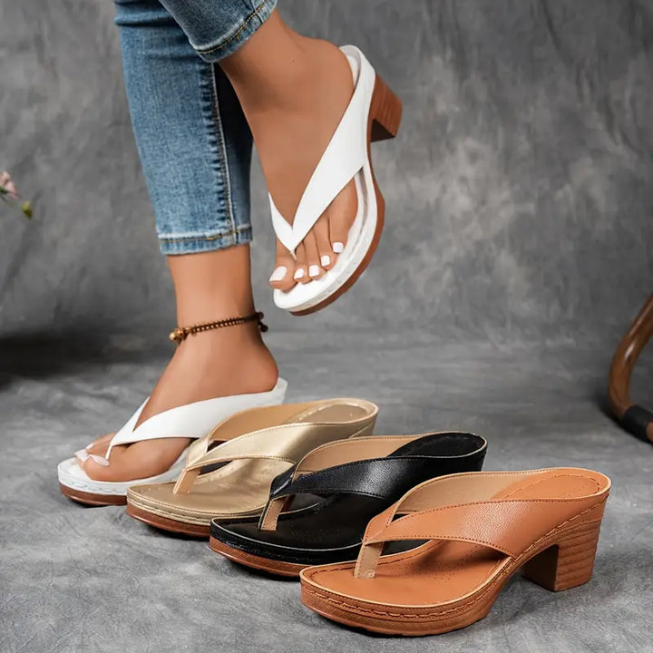 Women's Orthopedic Heeled Slippers