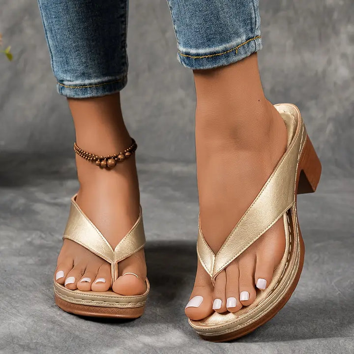 Women's Orthopedic Heeled Slippers