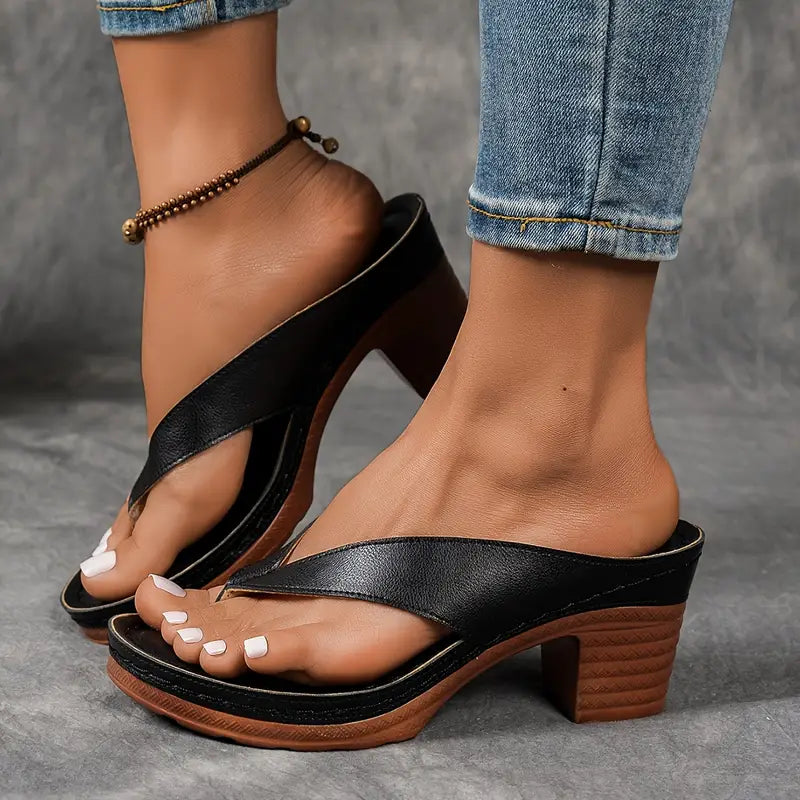 Women's Orthopedic Heeled Slippers