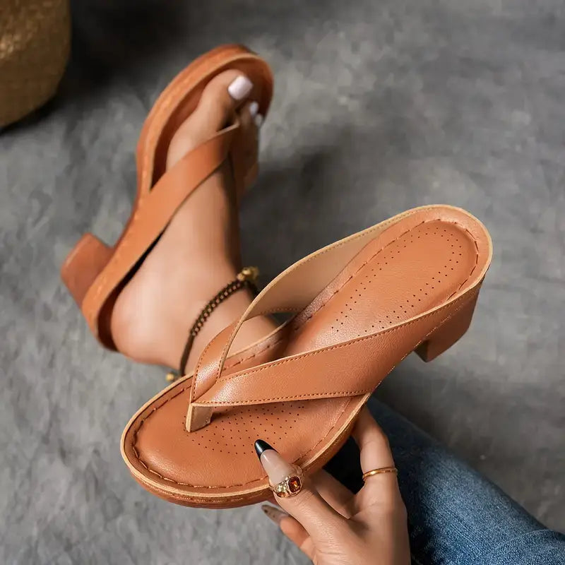 Women's Orthopedic Heeled Slippers
