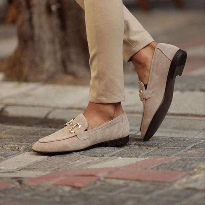 Men’s Suede Comfortable Slip-On Loafers