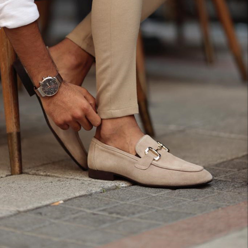 Men’s Suede Comfortable Slip-On Loafers