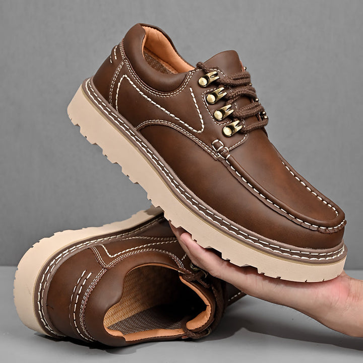 Men’s Classic Leather Lace-Up Shoes