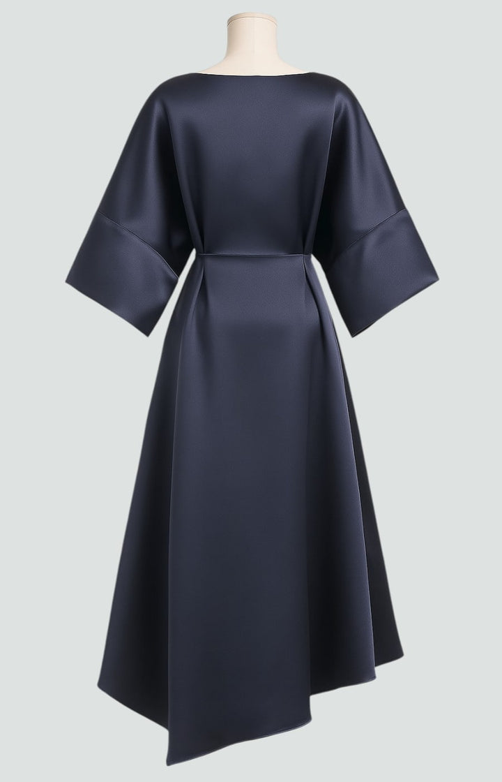 Women's  Elegant Long Dress | Batwing Sleeve