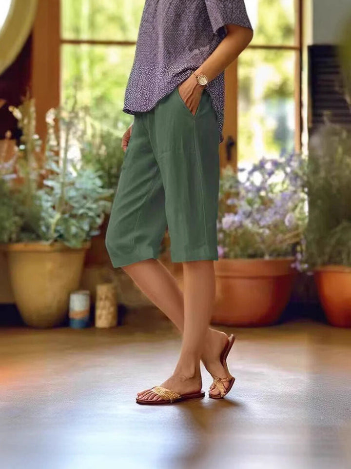 Women's Light Linen Summer Shorts