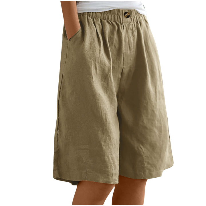Comfort Knee-Length Waist Shorts for Women