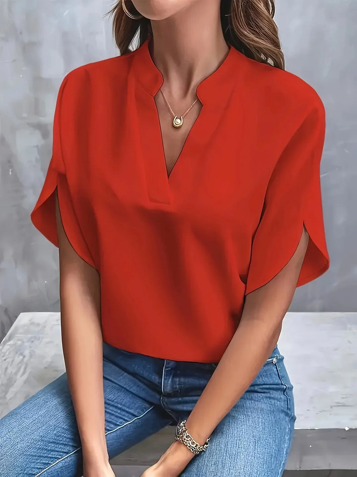 Women's Sophisticated V-Neck Blouse