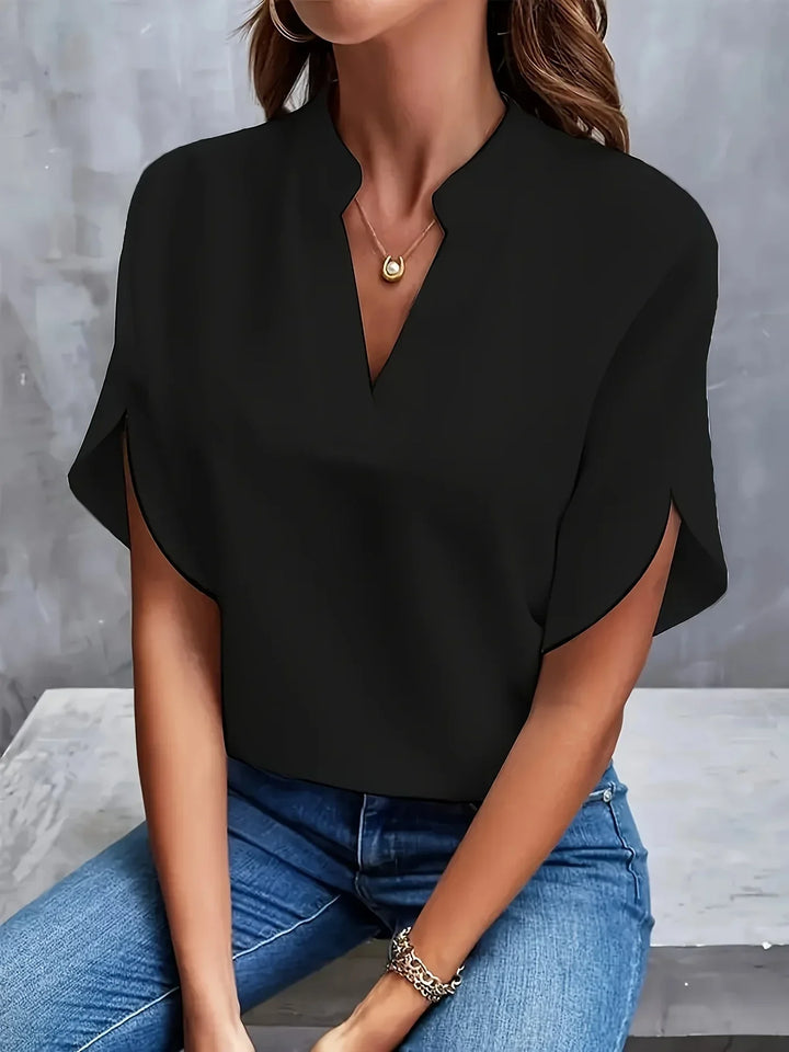 Women's Sophisticated V-Neck Blouse