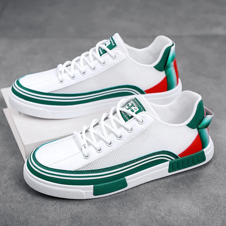 Mesh Low-Top Lace-Up Mesh Sneakers